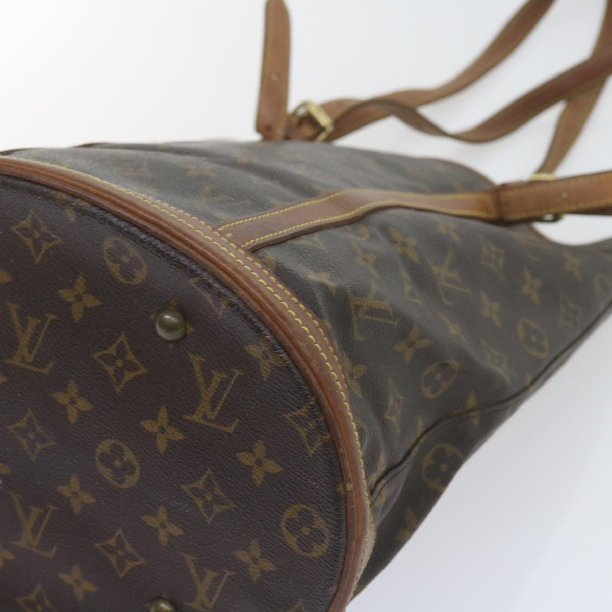 LOUIS VUITTON Monogram Bucket GM Shoulder Bag M42236 LV Auth 57585