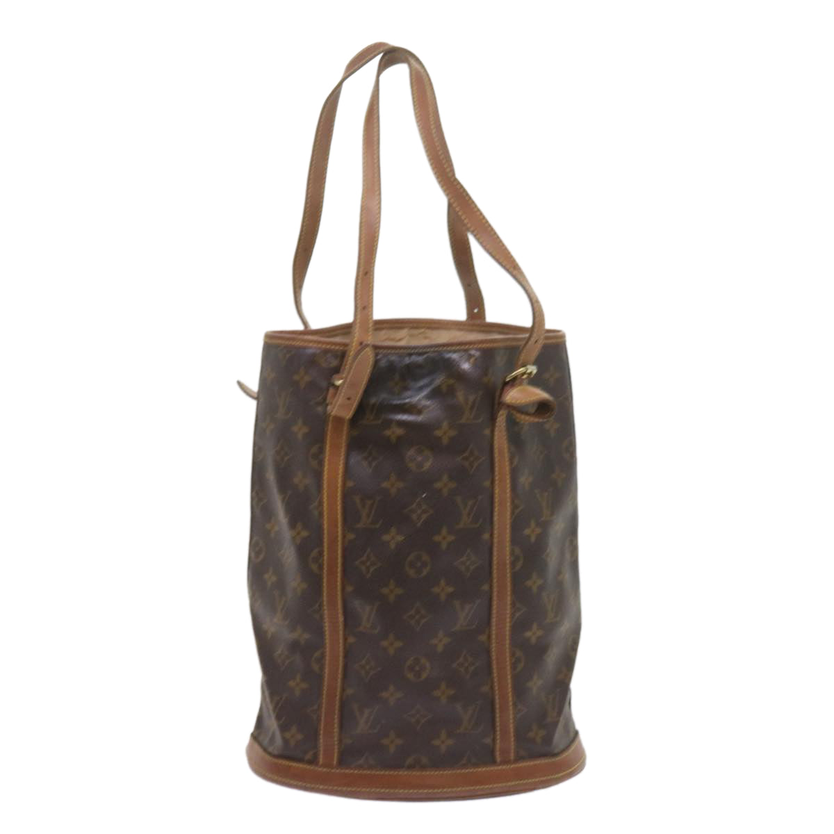 LOUIS VUITTON Monogram Bucket GM Shoulder Bag M42236 LV Auth 57585