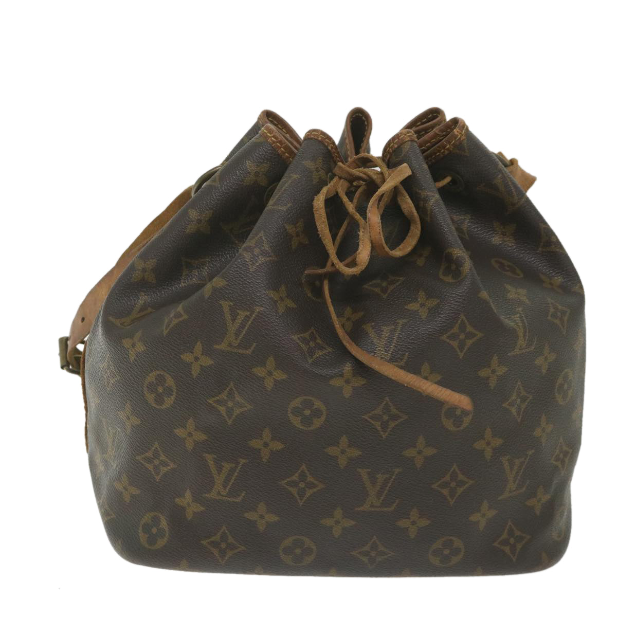 LOUIS VUITTON Monogram Petit Noe Shoulder Bag M42226 LV Auth 57590