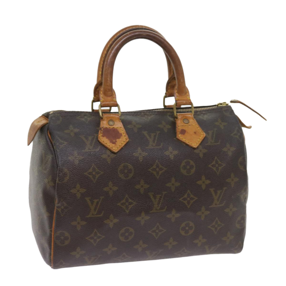 LOUIS VUITTON Monogram Speedy 25 Hand Bag M41528 LV Auth 57598