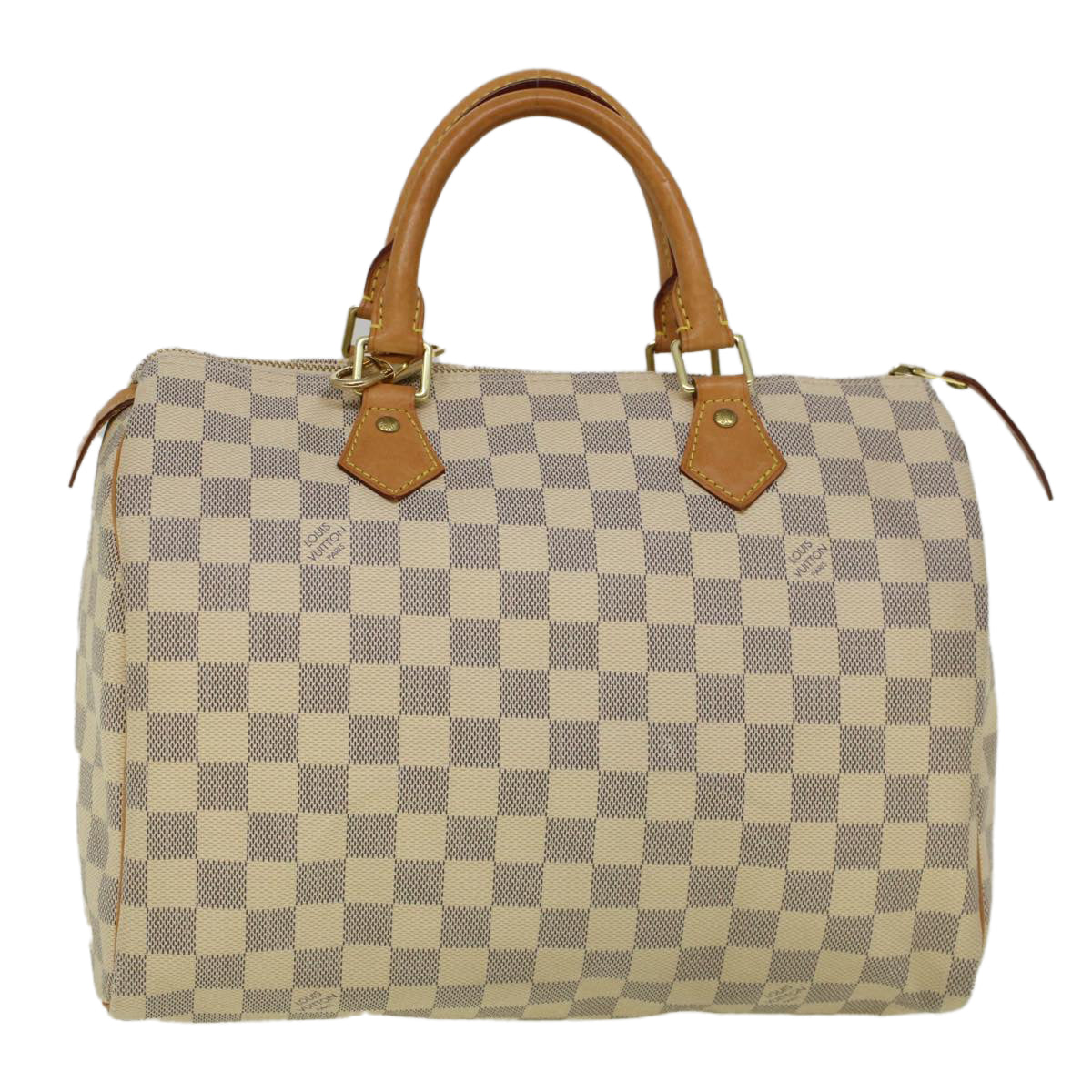 LOUIS VUITTON Damier Azur Speedy 30 Hand Bag N41533 LV Auth 57599