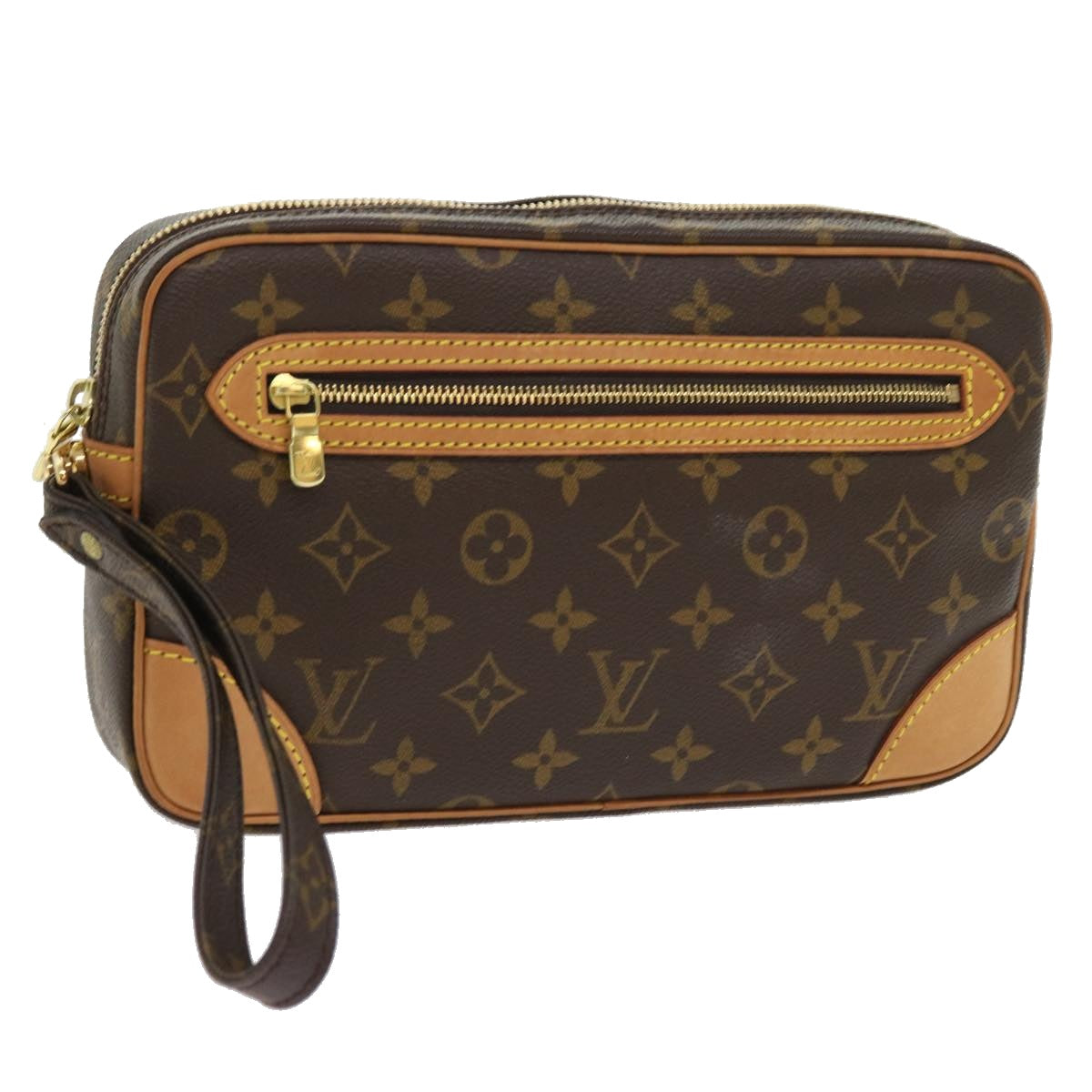 LOUIS VUITTON Monogram Marly Dragonne GM Clutch Bag M51825 LV Auth 57611