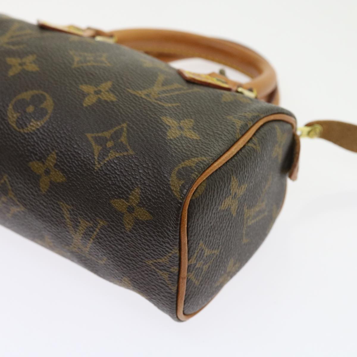 LOUIS VUITTON Monogram Mini Speedy Hand Bag M41534 LV Auth 57613