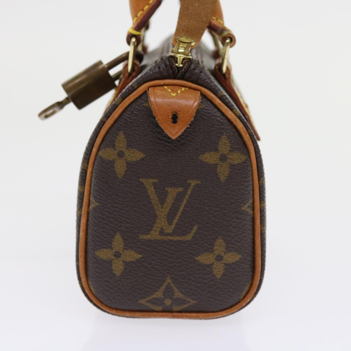 LOUIS VUITTON Monogram Mini Speedy Hand Bag M41534 LV Auth 57613