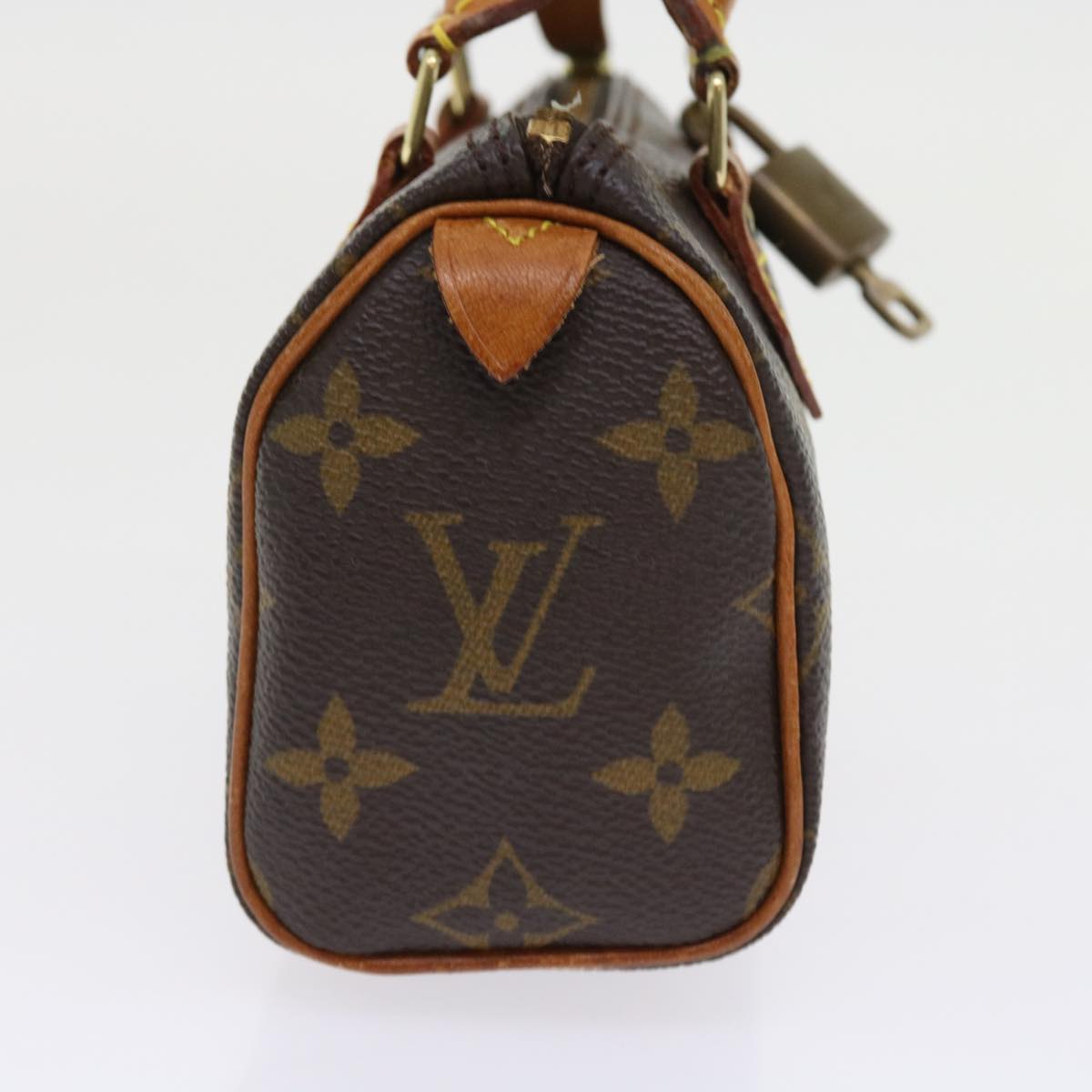 LOUIS VUITTON Monogram Mini Speedy Hand Bag M41534 LV Auth 57613