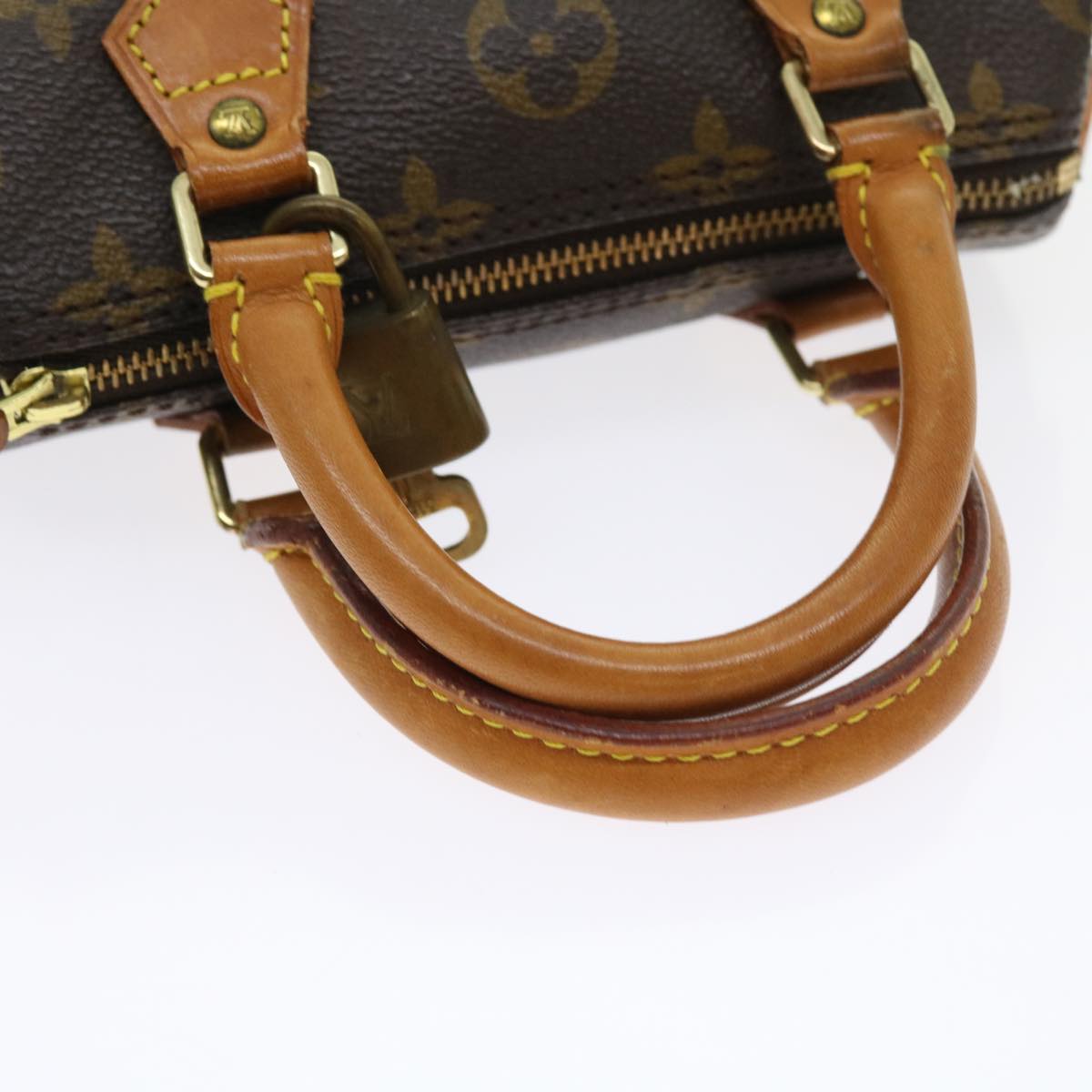 LOUIS VUITTON Monogram Mini Speedy Hand Bag M41534 LV Auth 57613