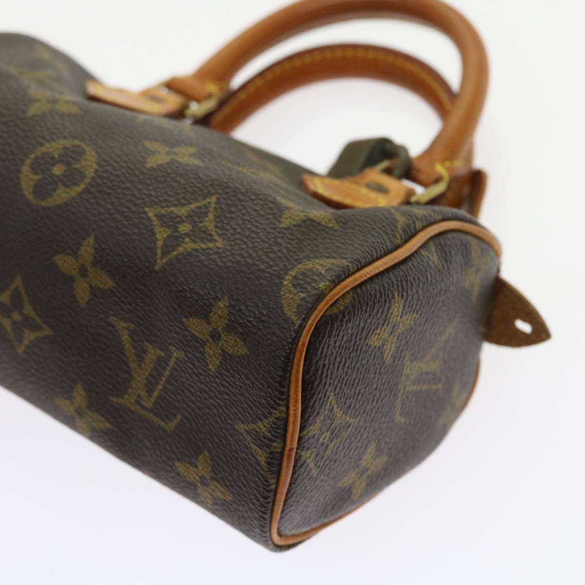 LOUIS VUITTON Monogram Mini Speedy Hand Bag M41534 LV Auth 57614