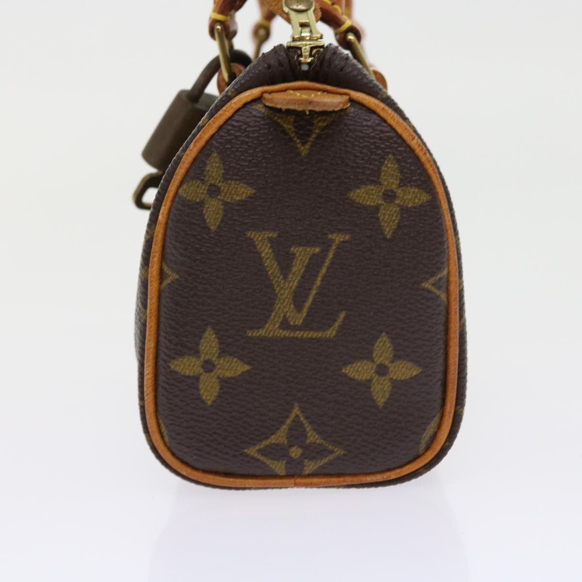 LOUIS VUITTON Monogram Mini Speedy Hand Bag M41534 LV Auth 57614