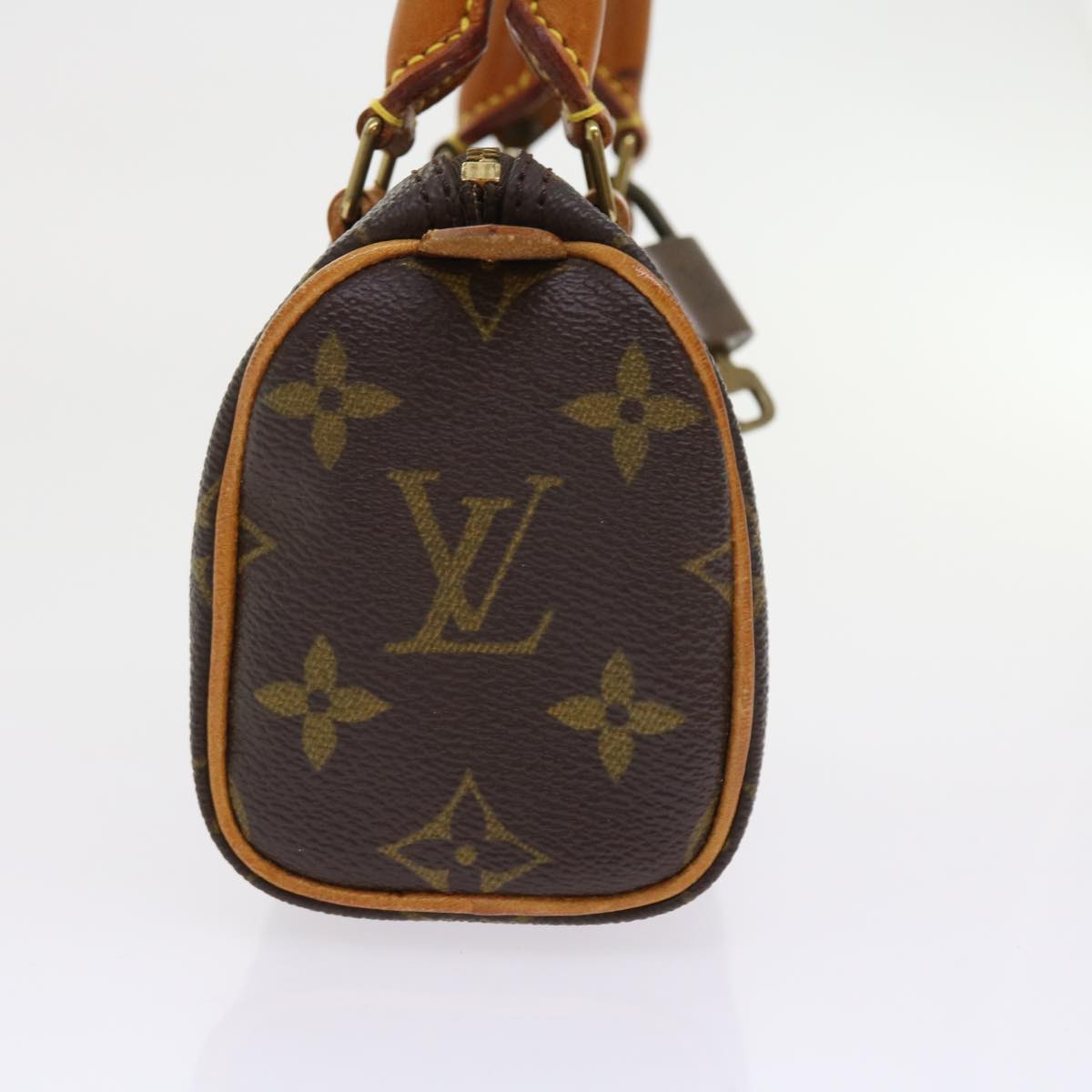 LOUIS VUITTON Monogram Mini Speedy Hand Bag M41534 LV Auth 57614