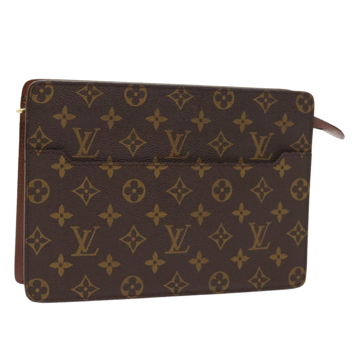 LOUIS VUITTON Monogram Pochette Homme Clutch Bag M51795 LV Auth 57619