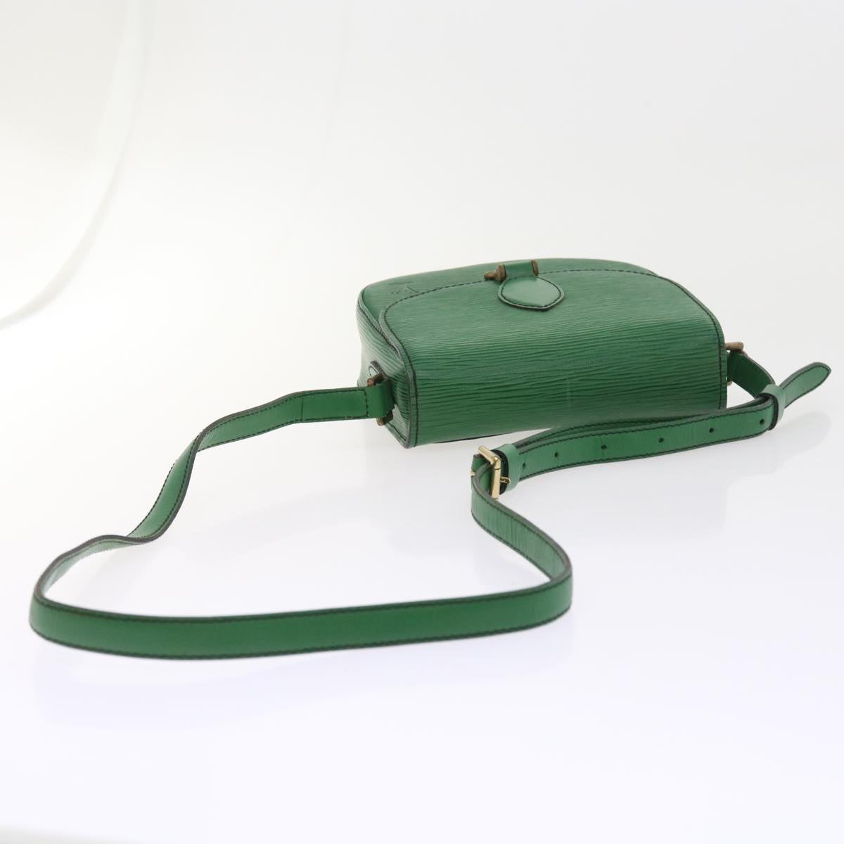 LOUIS VUITTON Epi Saint Cloud PM Shoulder Bag Green M52214 LV Auth 57620