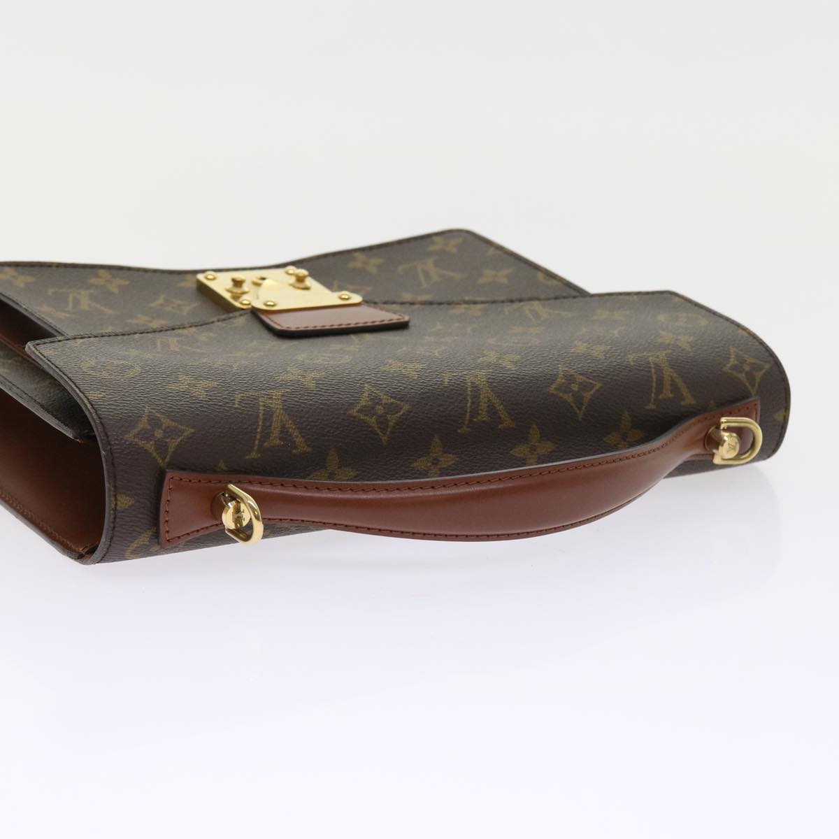 LOUIS VUITTON Monogram Monceau 28 Hand Bag 2way M51185 LV Auth 57651