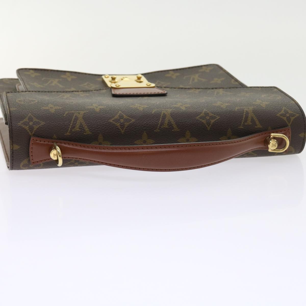 LOUIS VUITTON Monogram Monceau 28 Hand Bag 2way M51185 LV Auth 57651