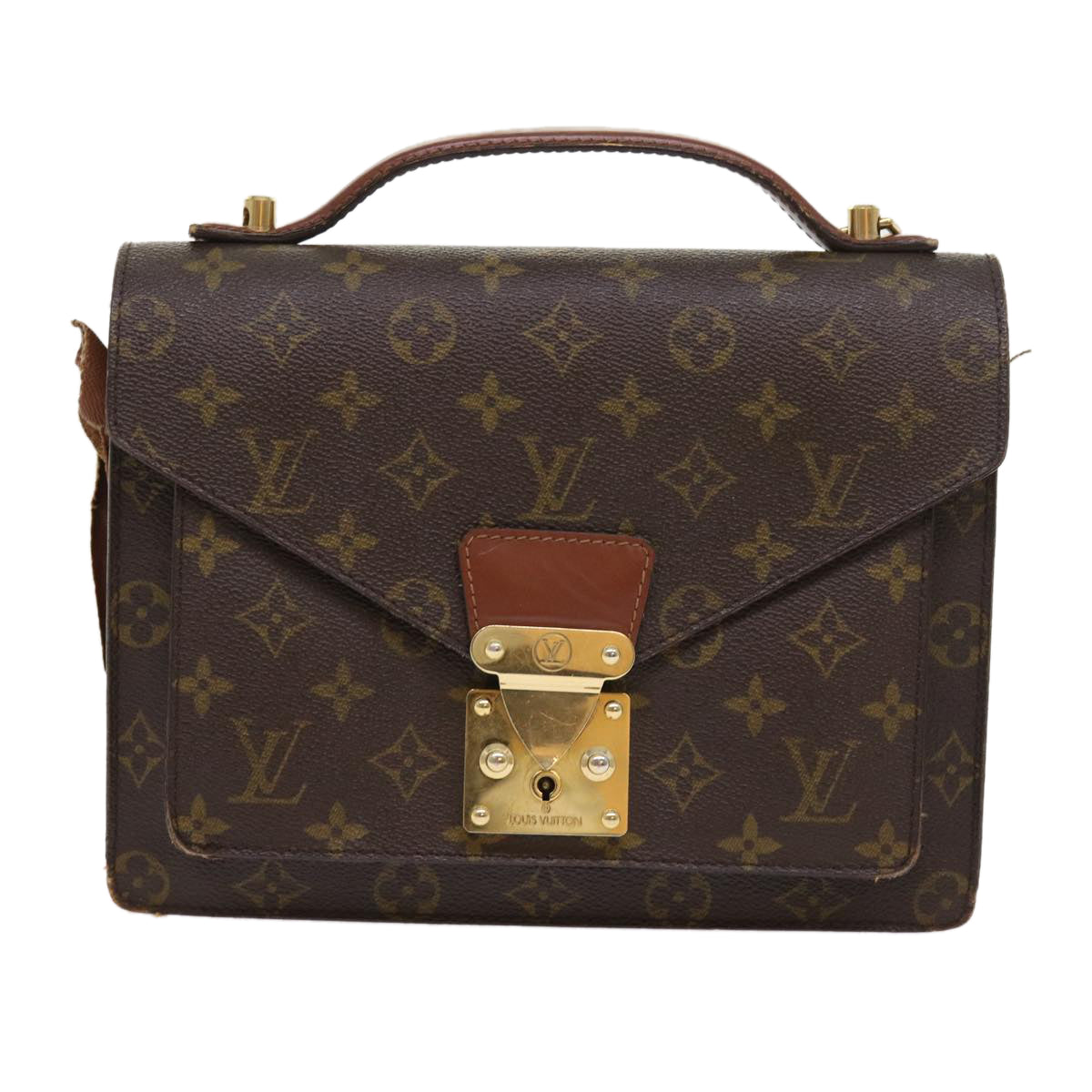 LOUIS VUITTON Monogram Monceau 26 Shoulder Bag 2way M51187 LV Auth 57653