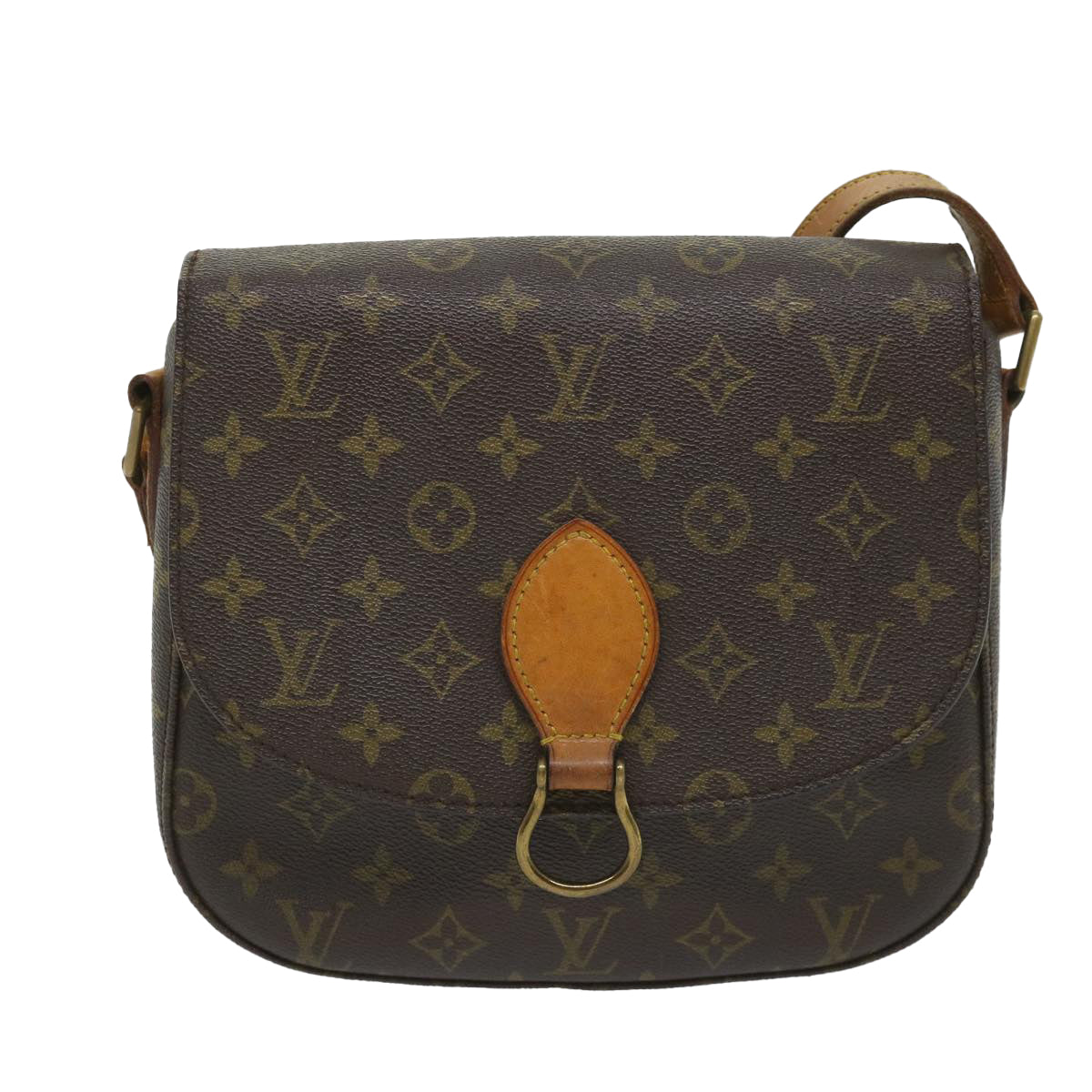 LOUIS VUITTON Monogram Saint Cloud GM Shoulder Bag Vintage M51242 LV Auth 57656 - 0