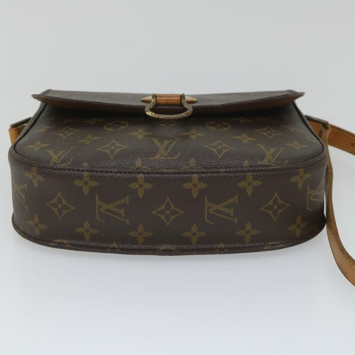 LOUIS VUITTON Monogram Saint Cloud GM Shoulder Bag M51242 LV Auth 57657