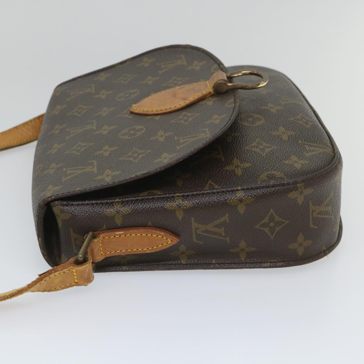 LOUIS VUITTON Monogram Saint Cloud GM Shoulder Bag M51242 LV Auth 57657