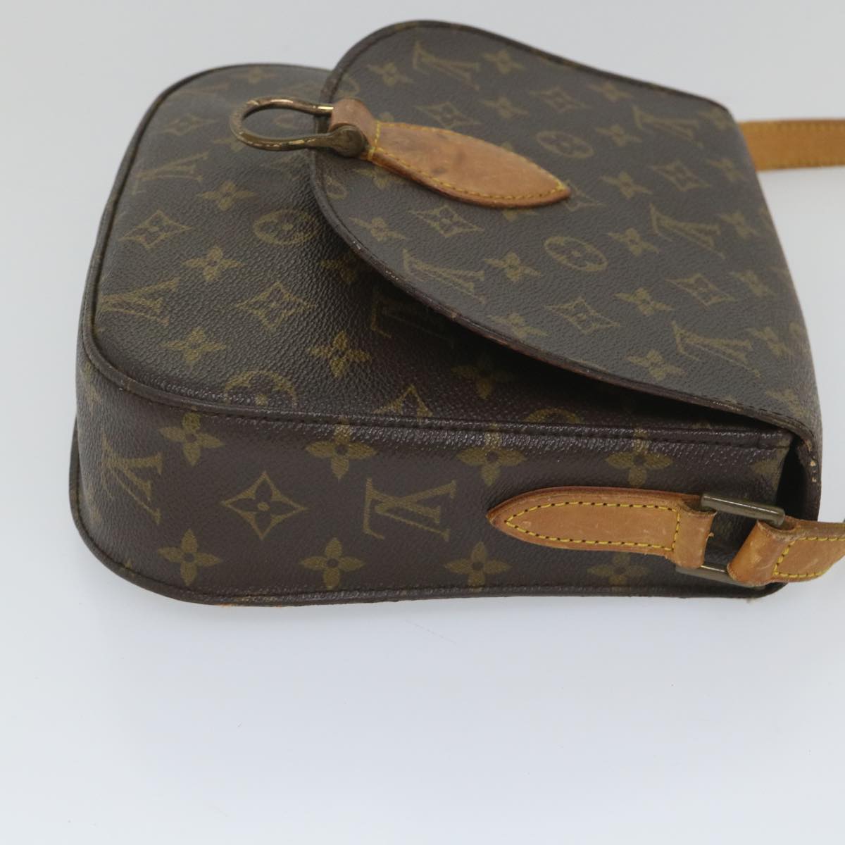 LOUIS VUITTON Monogram Saint Cloud GM Shoulder Bag M51242 LV Auth 57657