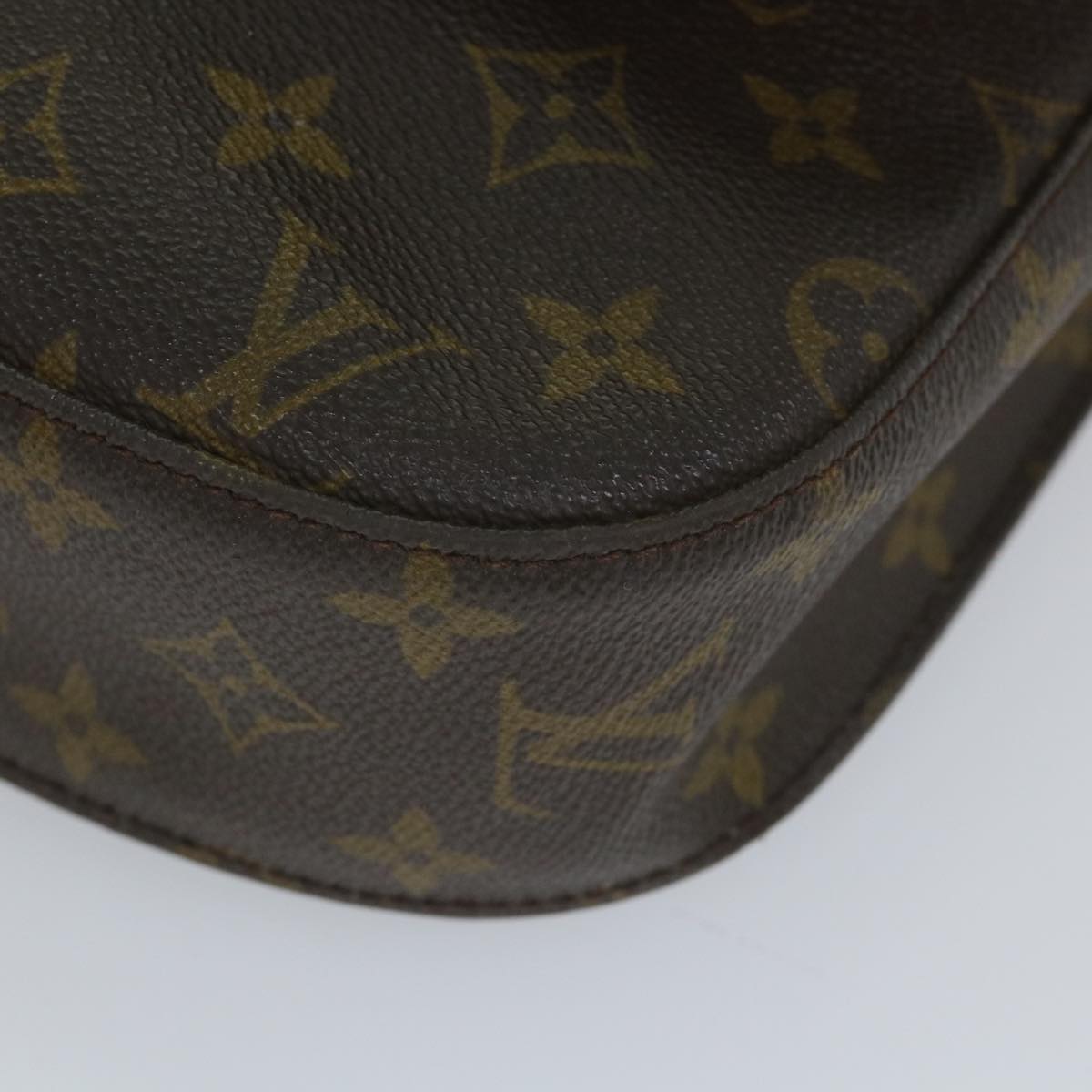 LOUIS VUITTON Monogram Saint Cloud GM Shoulder Bag M51242 LV Auth 57658