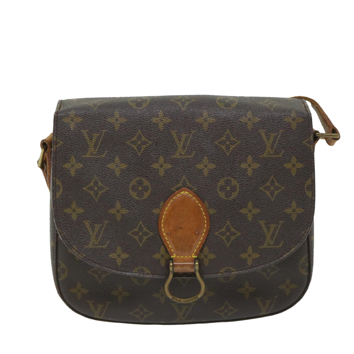 LOUIS VUITTON Monogram Saint Cloud GM Shoulder Bag M51242 LV Auth 57658