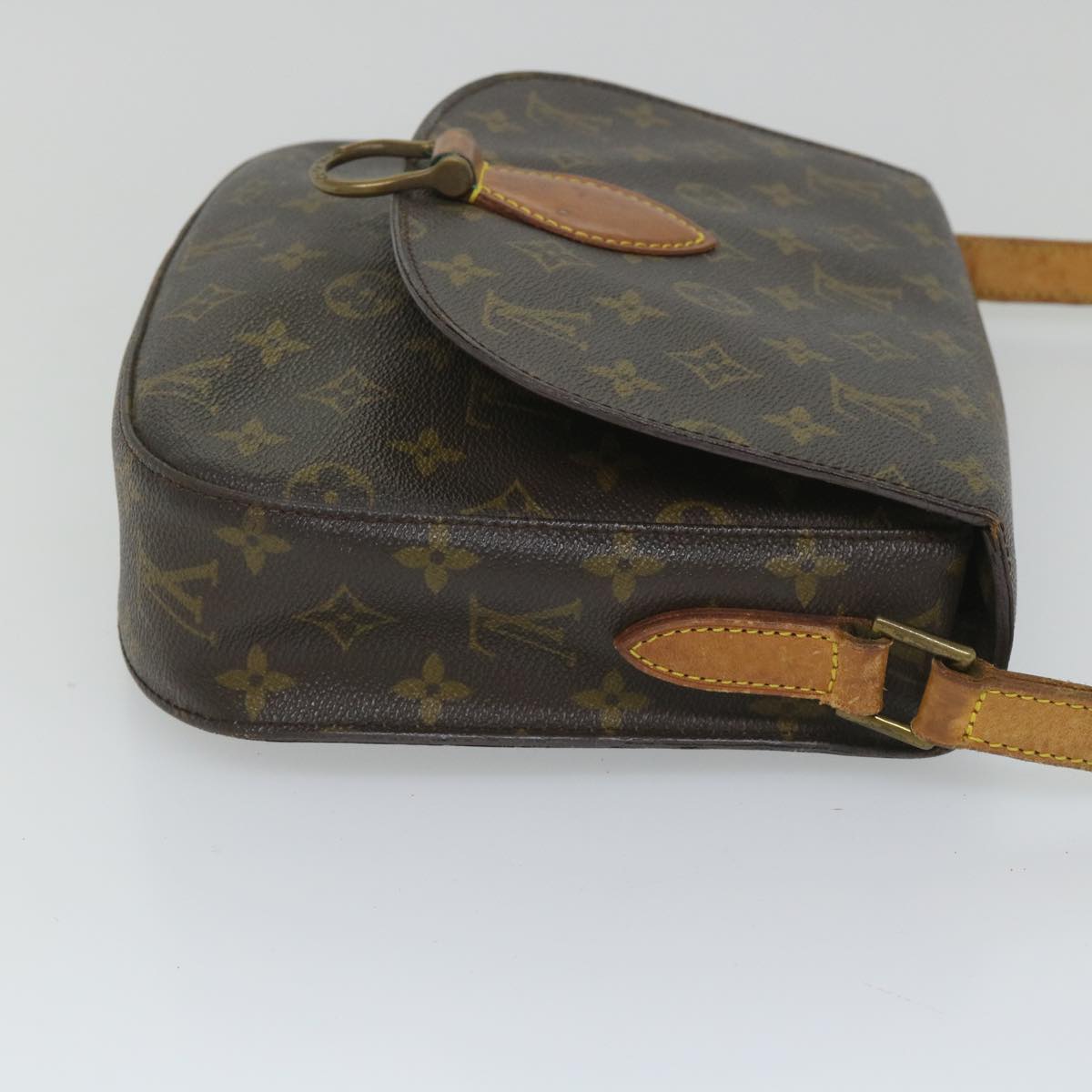 LOUIS VUITTON Monogram Saint Cloud GM Shoulder Bag M51242 LV Auth 57658