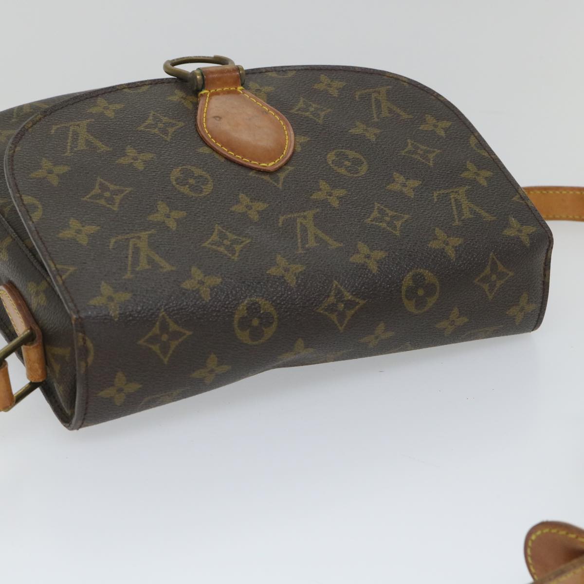 LOUIS VUITTON Monogram Saint Cloud GM Shoulder Bag M51242 LV Auth 57658