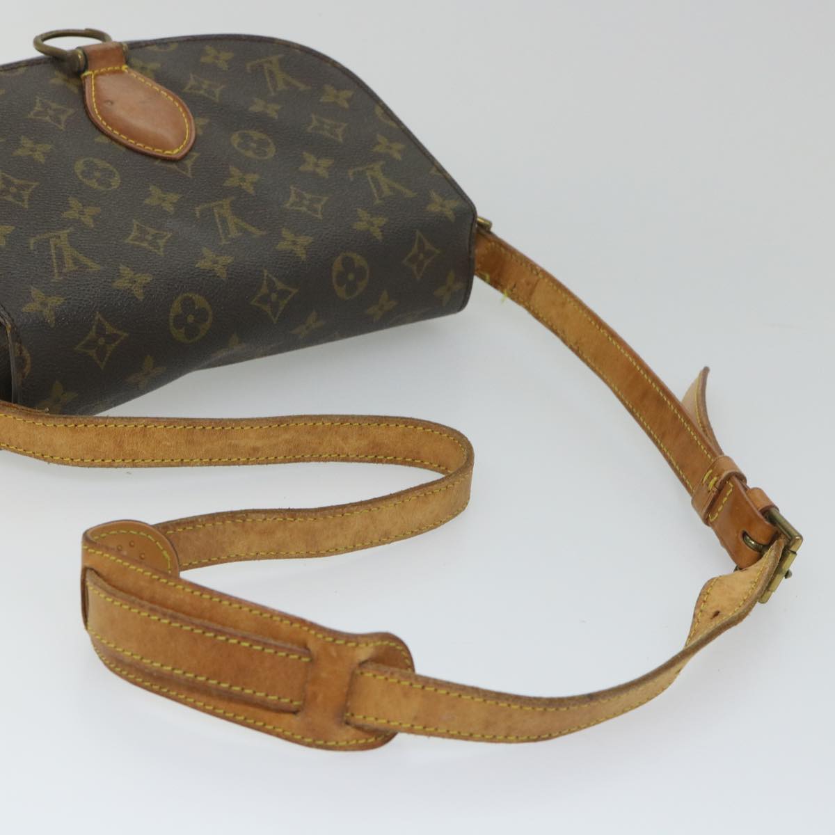 LOUIS VUITTON Monogram Saint Cloud GM Shoulder Bag M51242 LV Auth 57658