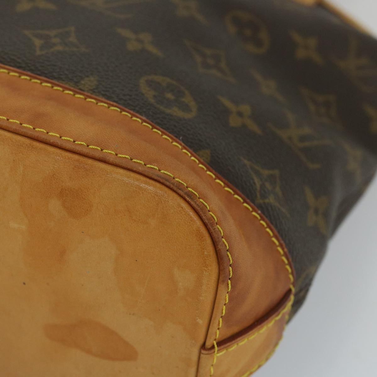 LOUIS VUITTON Monogram Lockit Hand Bag M40102 LV Auth 57677