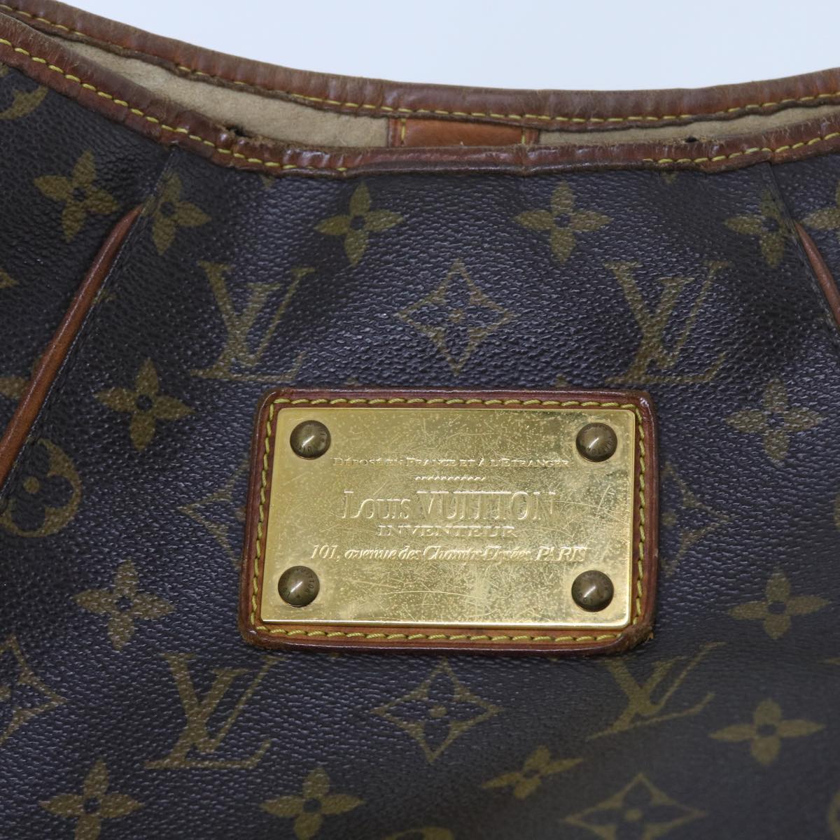 LOUIS VUITTON Monogram Galliera PM Shoulder Bag M56382 LV Auth 57691