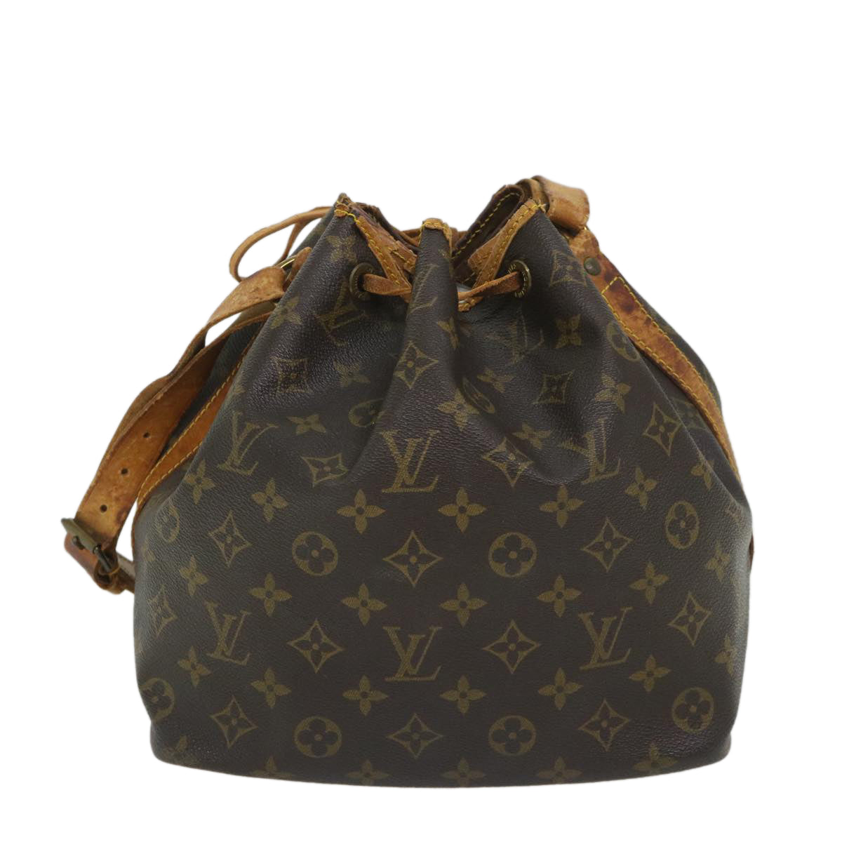 LOUIS VUITTON Monogram Petit Noe Shoulder Bag M42226 LV Auth 57692