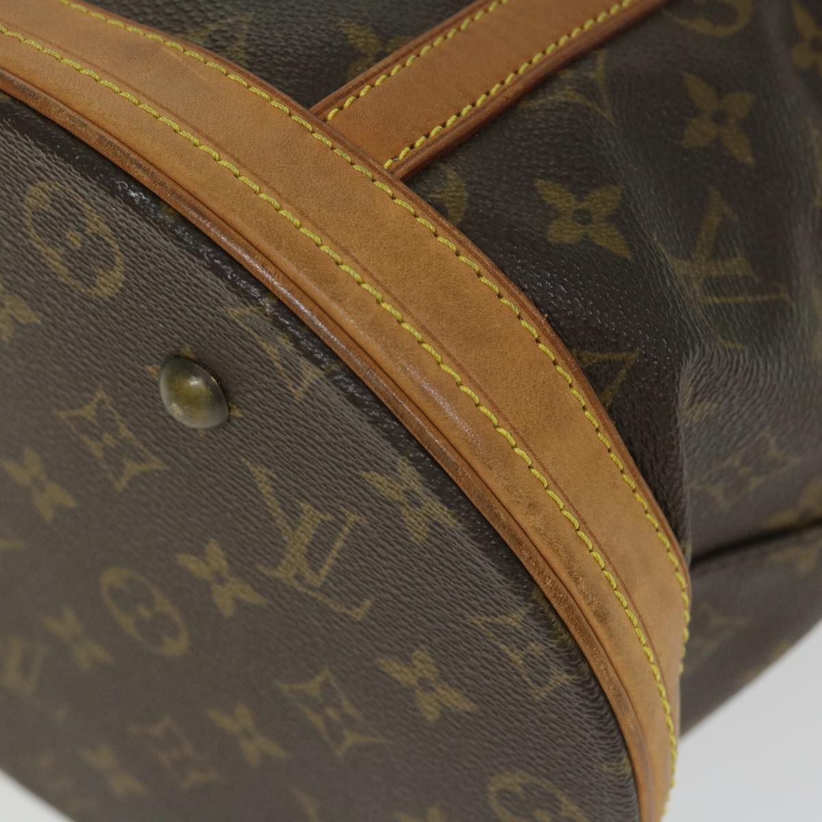 LOUIS VUITTON Monogram Bucket GM Shoulder Bag M42236 LV Auth 57696