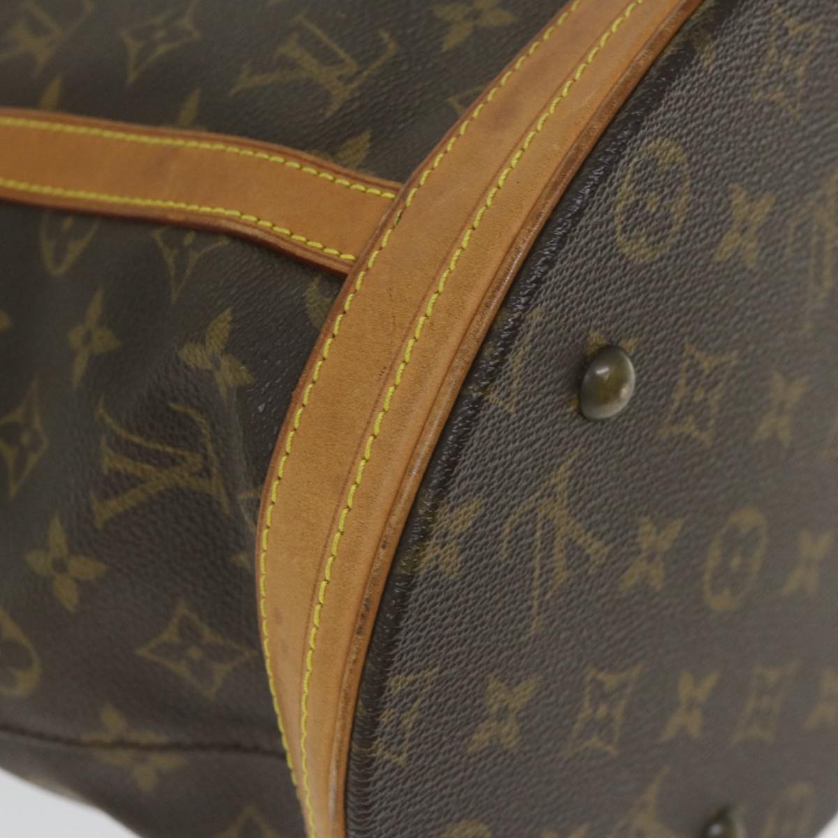 LOUIS VUITTON Monogram Bucket GM Shoulder Bag M42236 LV Auth 57696