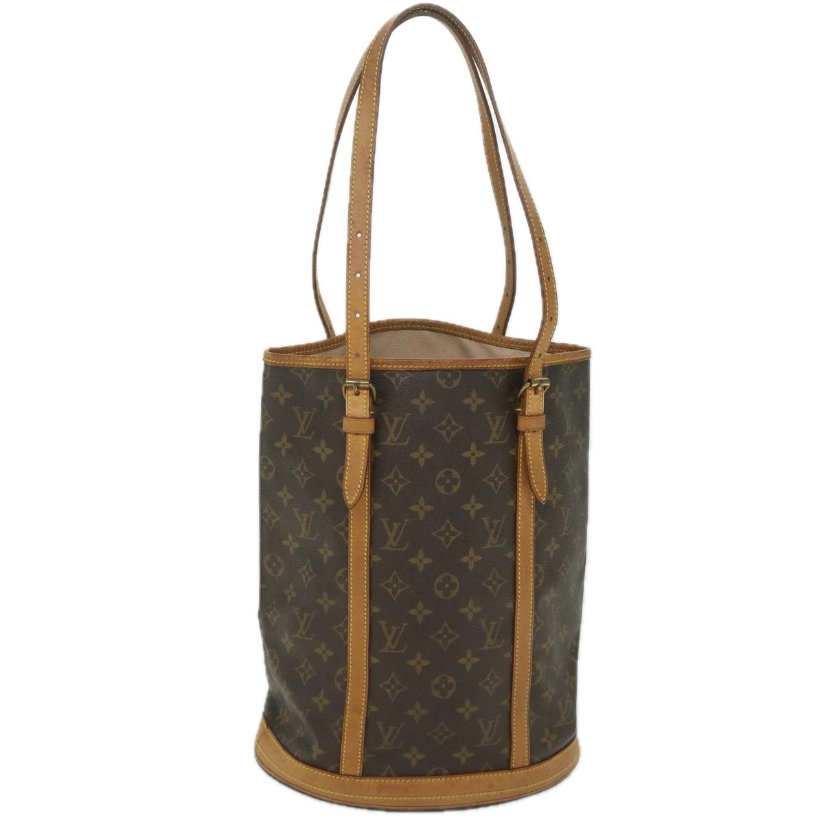 LOUIS VUITTON Monogram Bucket GM Shoulder Bag M42236 LV Auth 57696