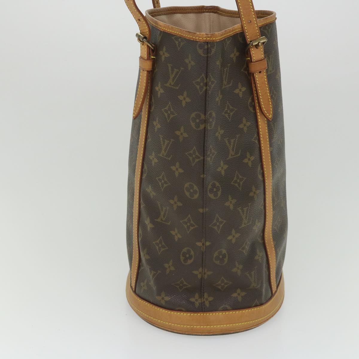 LOUIS VUITTON Monogram Bucket GM Shoulder Bag M42236 LV Auth 57696