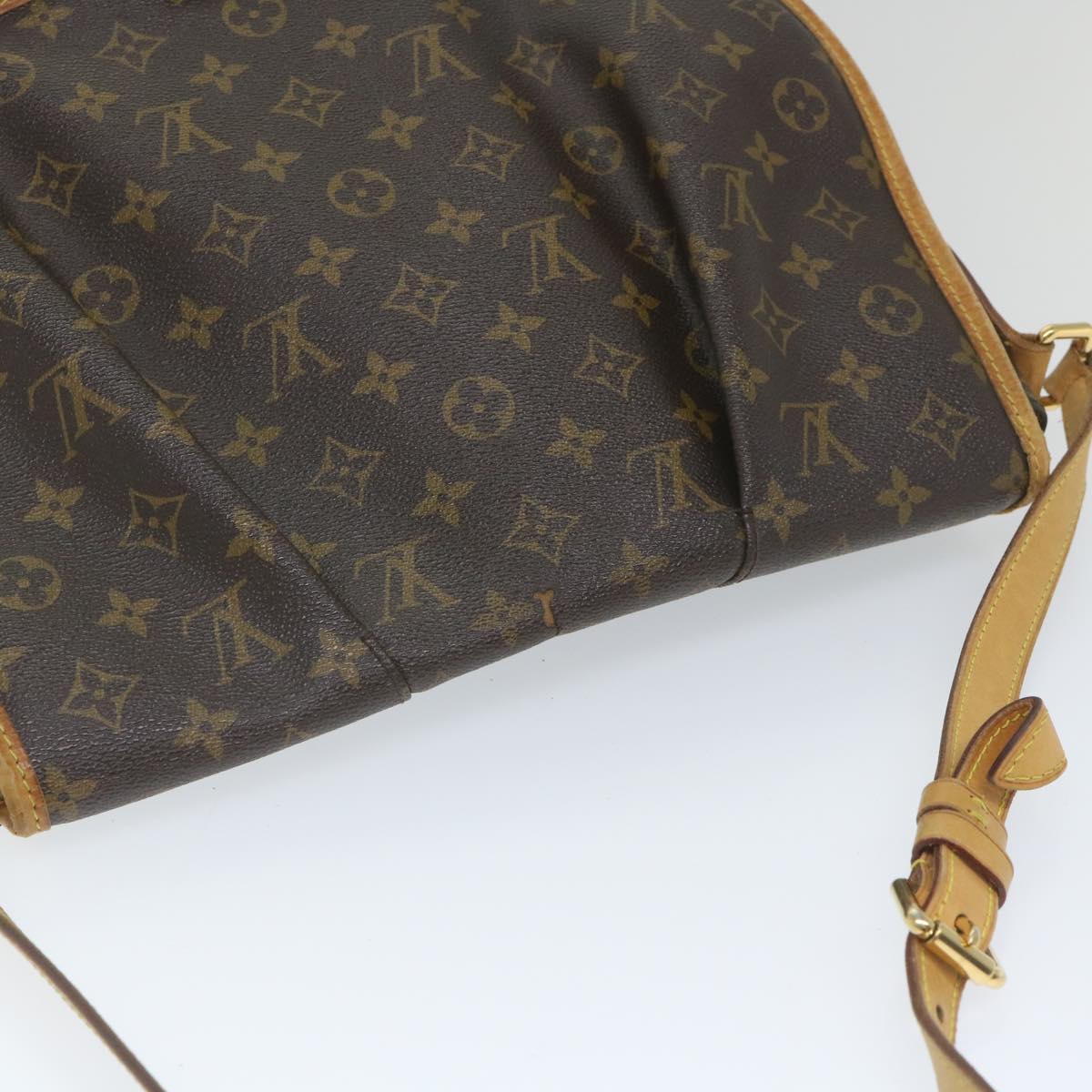 LOUIS VUITTON Monogram Menilmontant MM Shoulder Bag M40473 LV Auth 57698