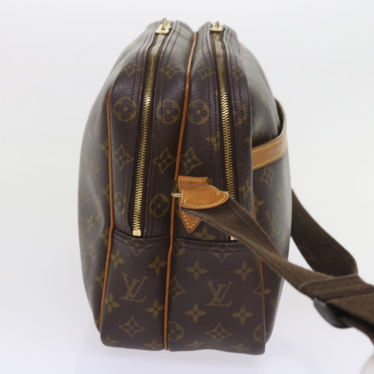 LOUIS VUITTON Monogram Reporter GM Shoulder Bag M45252 LV Auth 57699