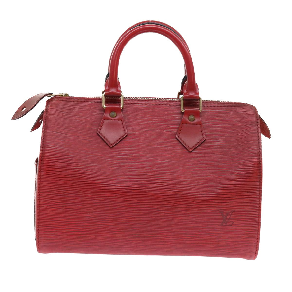 LOUIS VUITTON Epi Speedy 25 Hand Bag Castilian Red M43017 LV Auth 57723 - 0