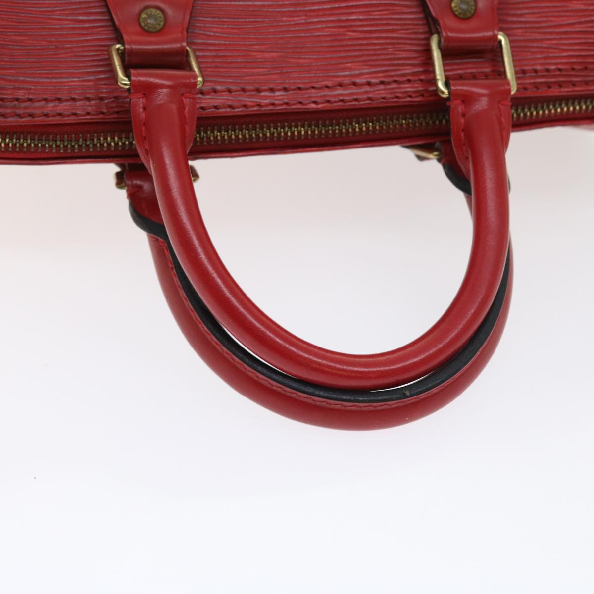 LOUIS VUITTON Epi Speedy 25 Hand Bag Castilian Red M43017 LV Auth 57723