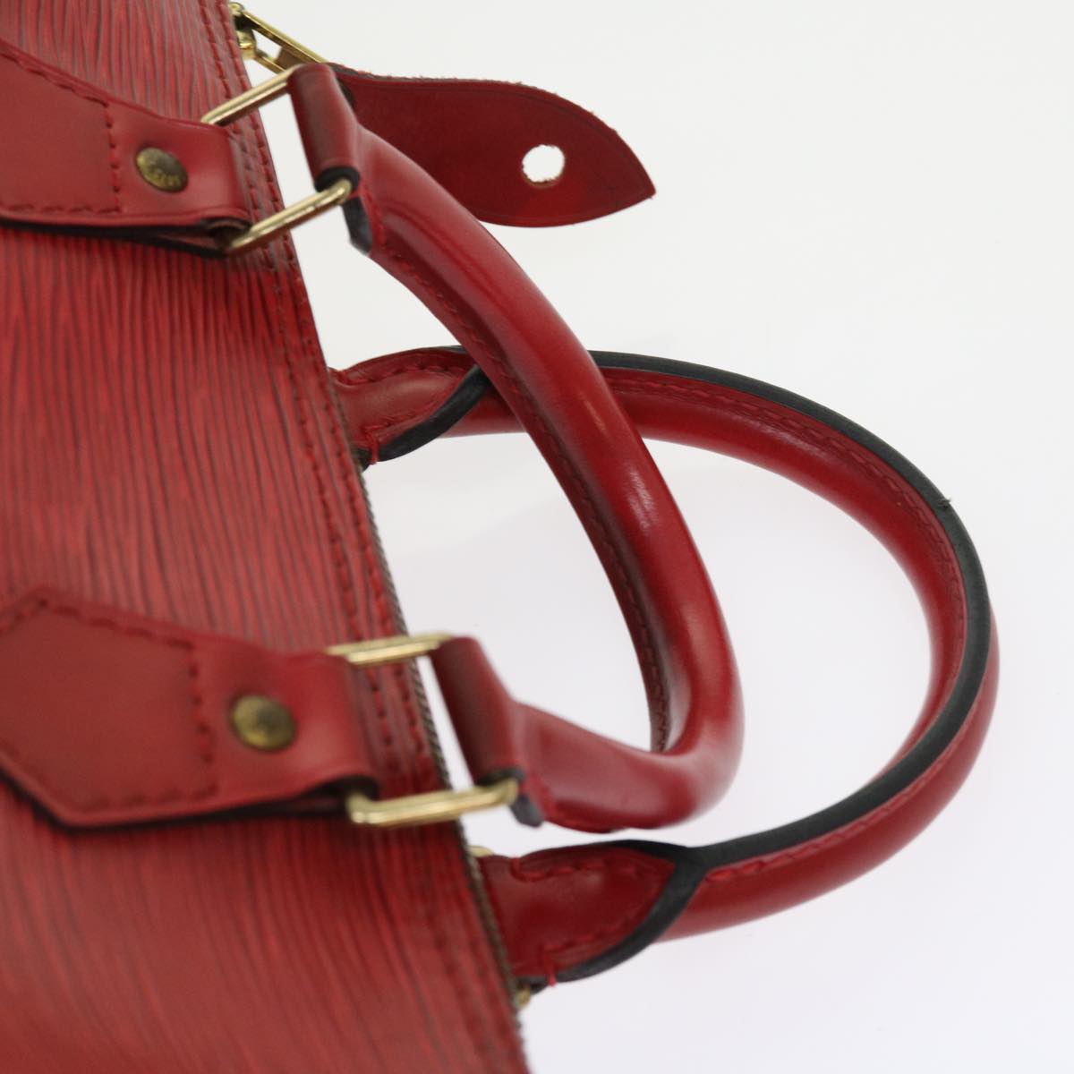 LOUIS VUITTON Epi Speedy 25 Hand Bag Castilian Red M43017 LV Auth 57723