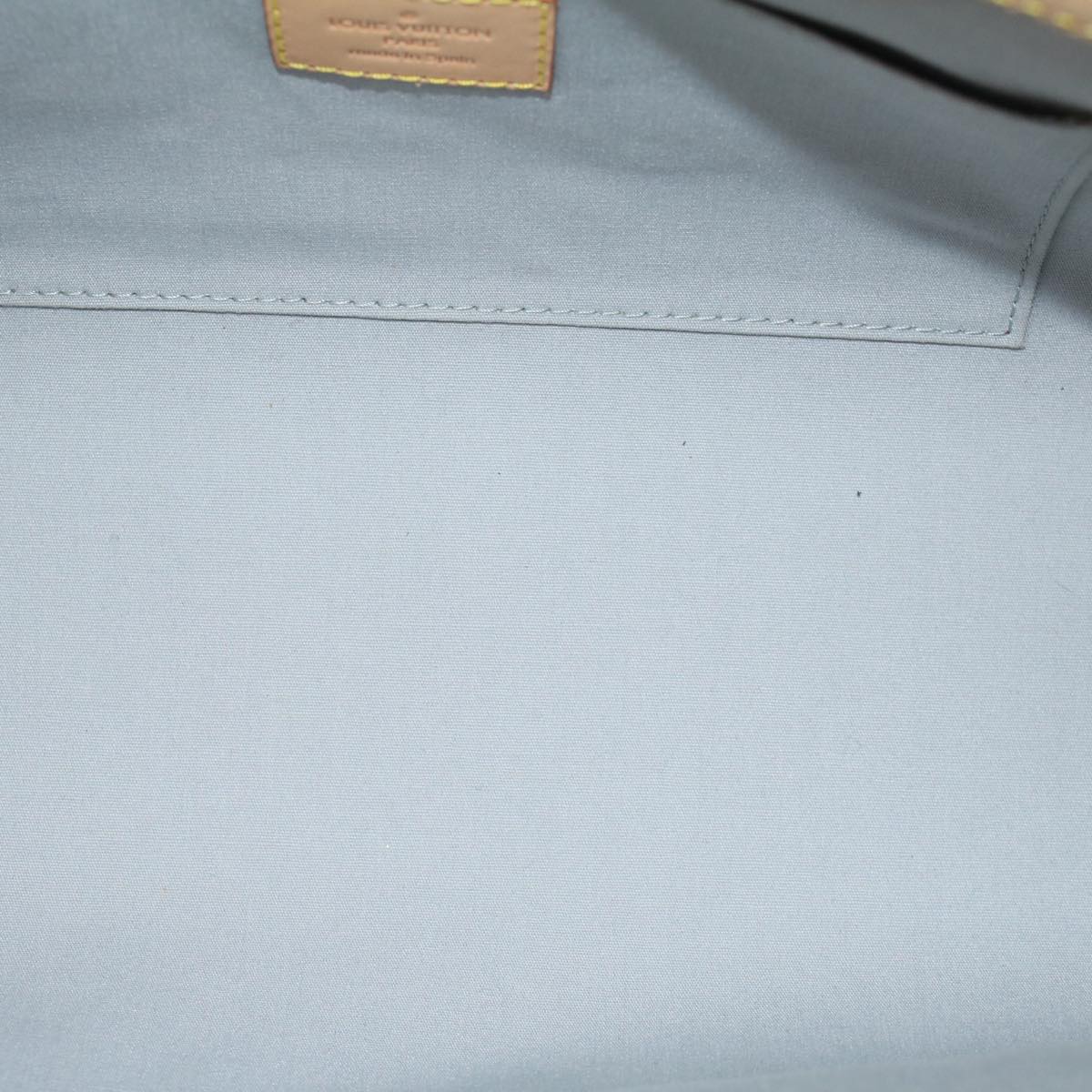 LOUIS VUITTON Monogram Vernis Roxbury Drive Hand Bag Perle M91374 LV Auth 57730