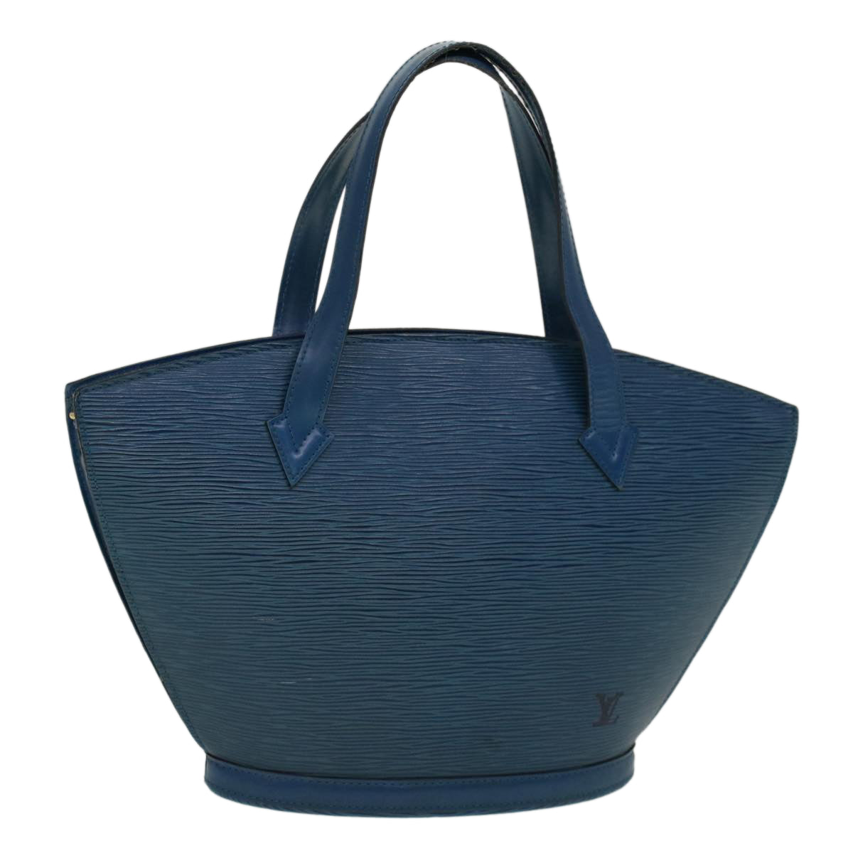 LOUIS VUITTON Epi Saint Jacques Hand Bag Blue M52265 LV Auth 57732