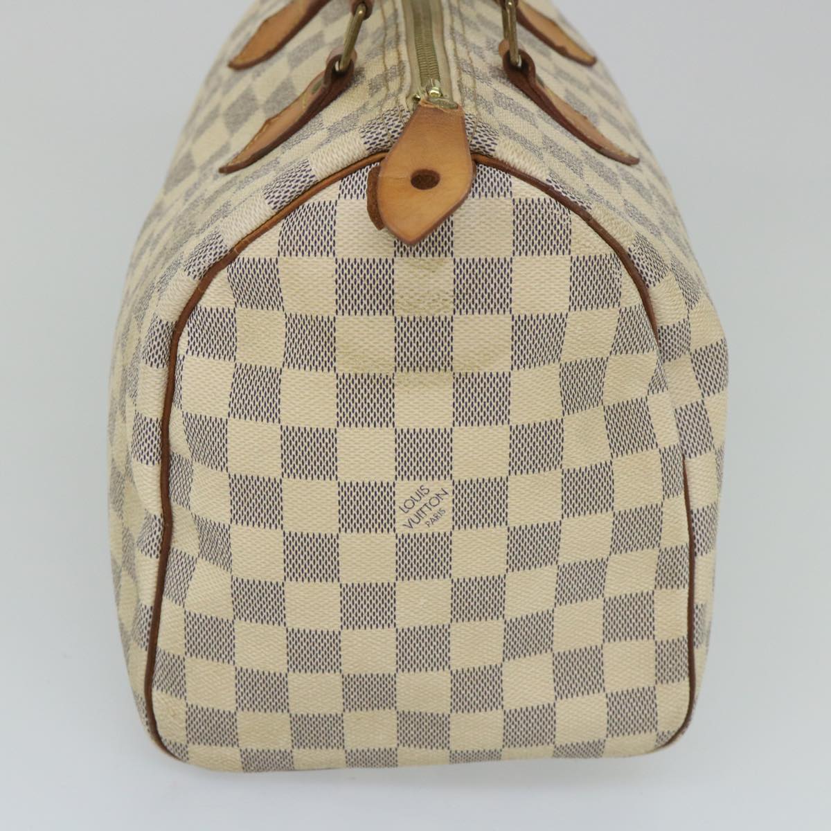 LOUIS VUITTON Damier Azur Speedy 30 Hand Bag N41533 LV Auth 57752