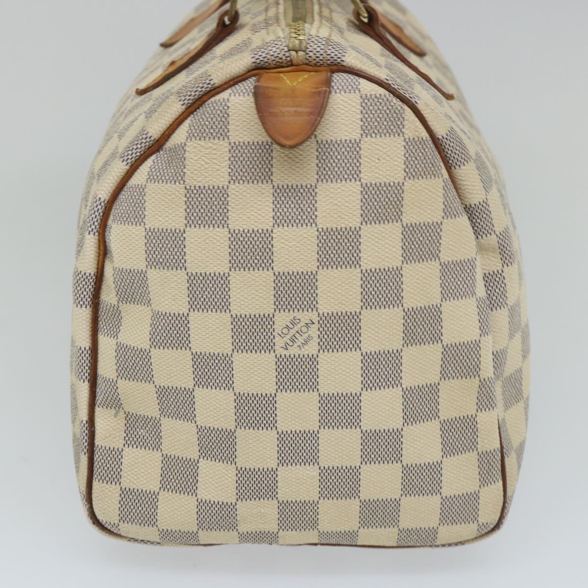 LOUIS VUITTON Damier Azur Speedy 30 Hand Bag N41533 LV Auth 57752