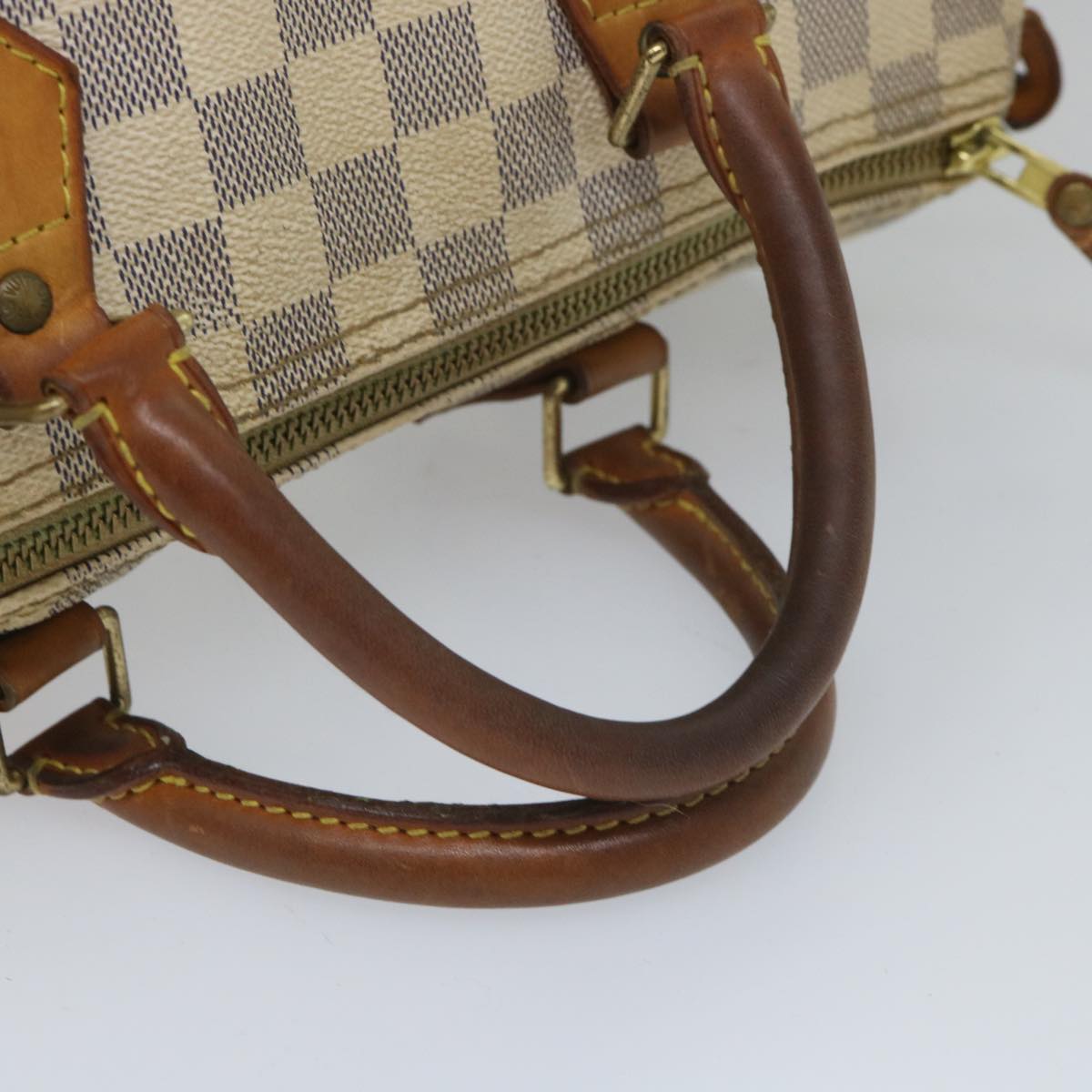 LOUIS VUITTON Damier Azur Speedy 30 Hand Bag N41533 LV Auth 57752