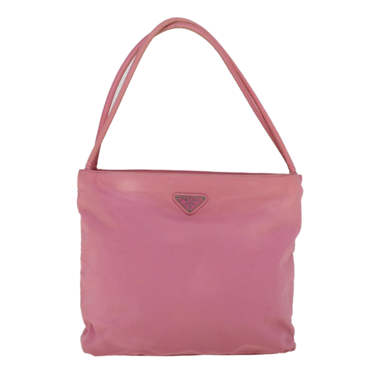 PRADA Hand Bag Nylon Pink Auth 57758