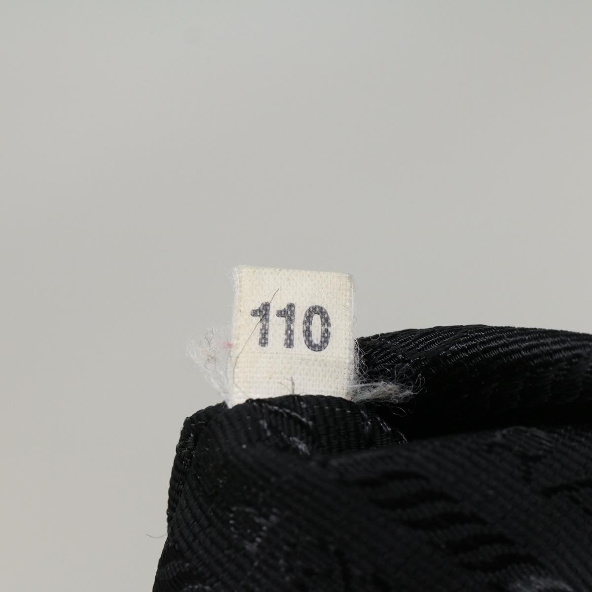 PRADA Tote Bag Nylon Black Auth 57759