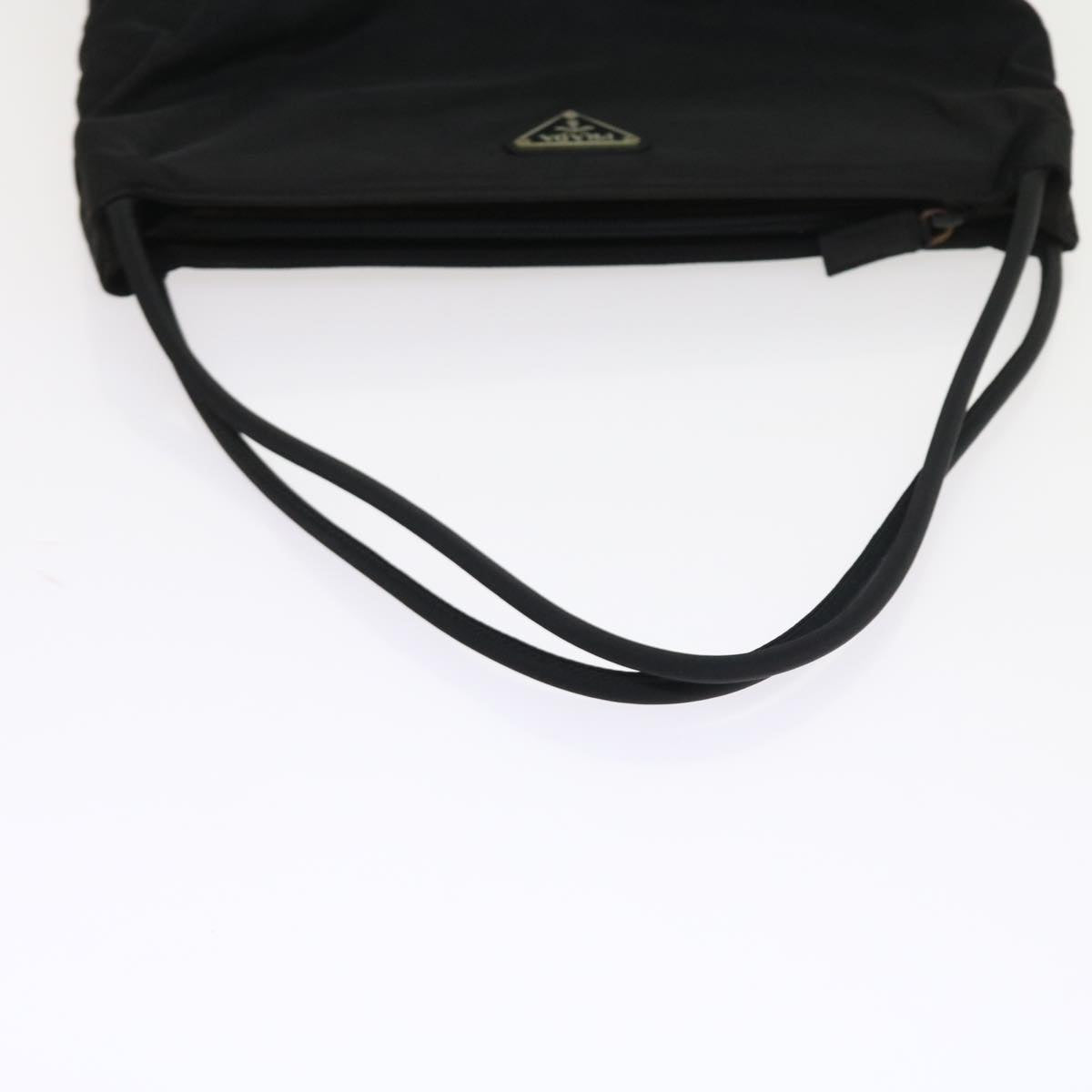 PRADA Tote Bag Nylon Black Auth 57763