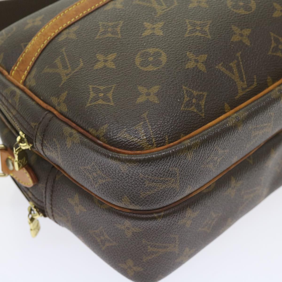 LOUIS VUITTON Monogram Reporter PM Shoulder Bag M45254 LV Auth 57853