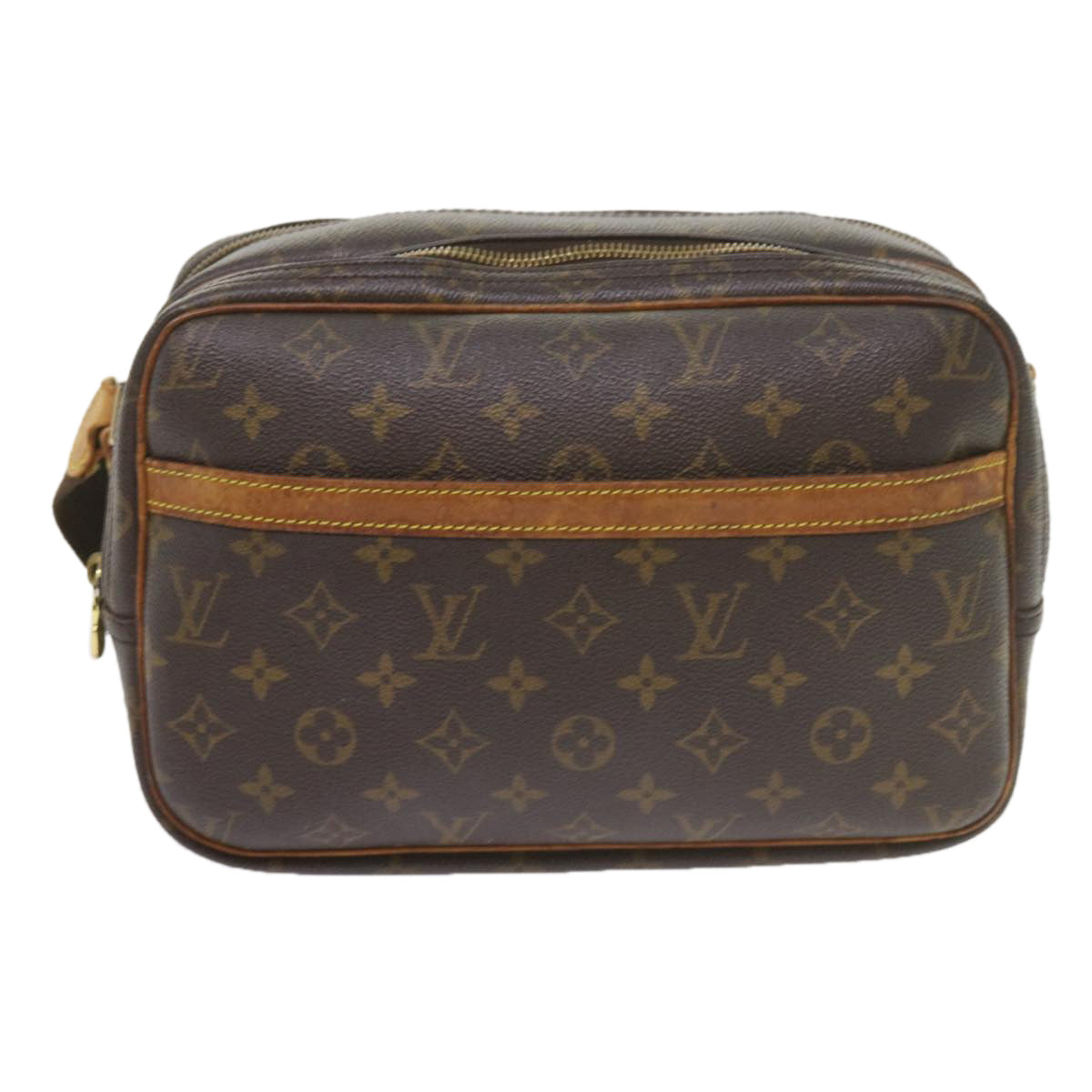 LOUIS VUITTON Monogram Reporter PM Shoulder Bag M45254 LV Auth 57853