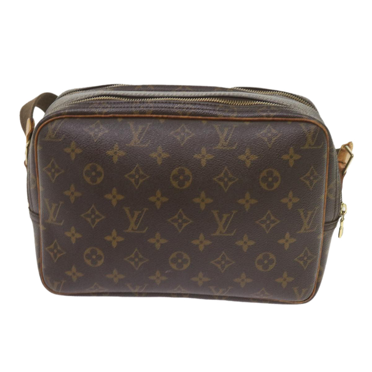 LOUIS VUITTON Monogram Reporter PM Shoulder Bag M45254 LV Auth 57853